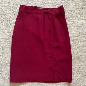 & OTHER STORIES Pink Swing Skirt with Buttons